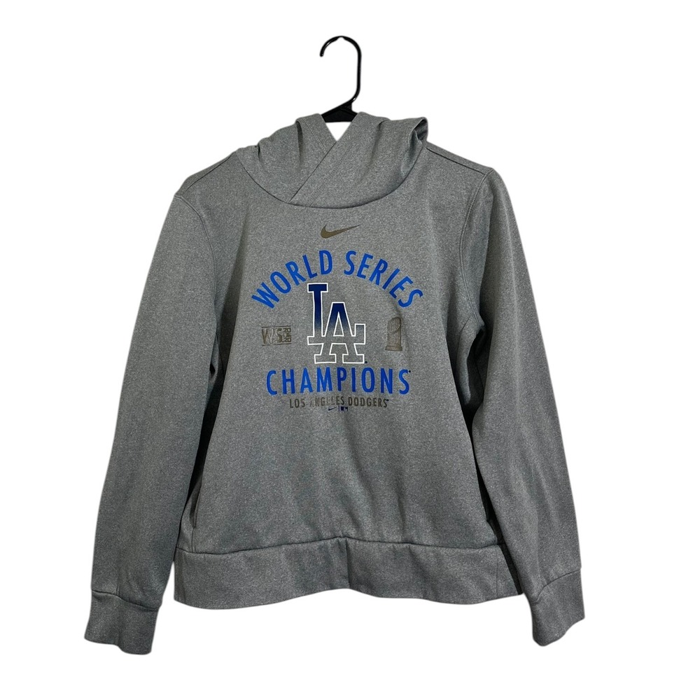 Nike‎ Los Angeles Dodgers 2020 World Series Champions Gray Hoodie Women's Small